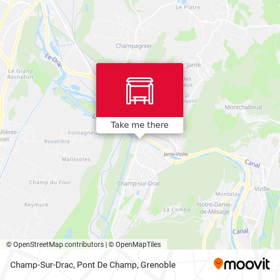 Champ-Sur-Drac, Pont De Champ map