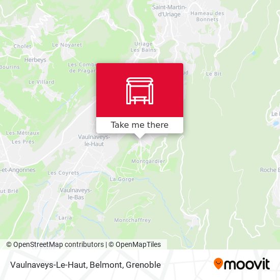 Vaulnaveys-Le-Haut, Belmont map