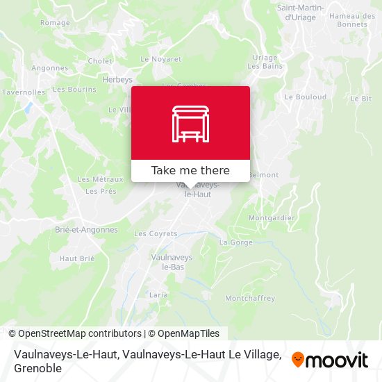 Vaulnaveys-Le-Haut, Vaulnaveys-Le-Haut Le Village map