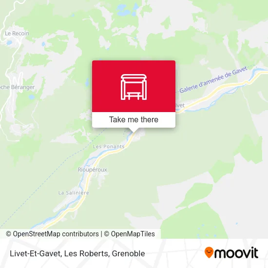 Livet-Et-Gavet, Les Roberts map
