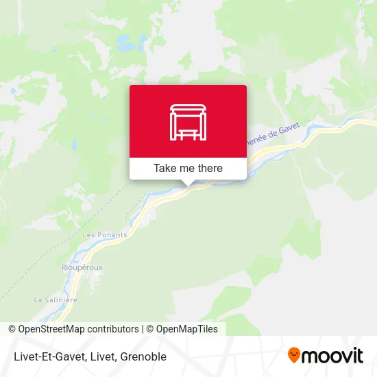 Livet-Et-Gavet, Livet map