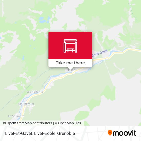 Livet-Et-Gavet, Livet-Ecole map