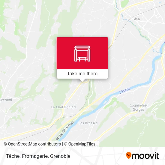 Têche, Fromagerie map