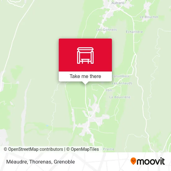 Méaudre, Thorenas map