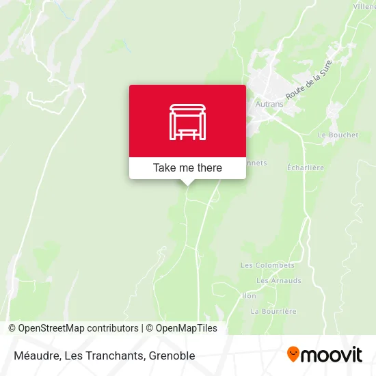 Méaudre, Les Tranchants map