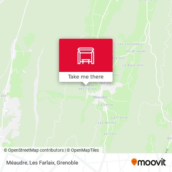 Méaudre, Les Farlaix map
