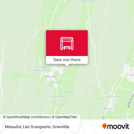 Méaudre, Les Grangeons map