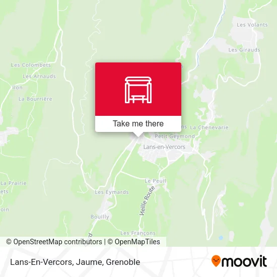 Lans-En-Vercors, Jaume map