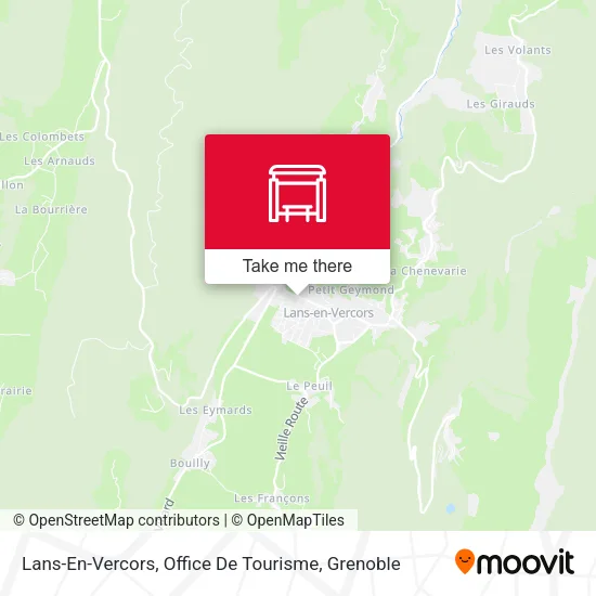 Lans-En-Vercors, Office De Tourisme map