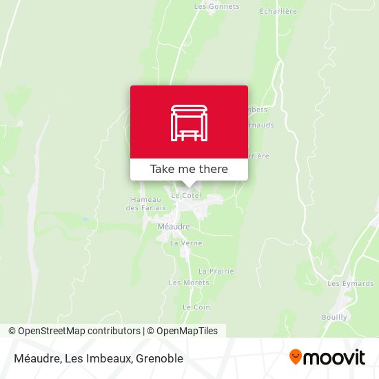 Méaudre, Les Imbeaux map