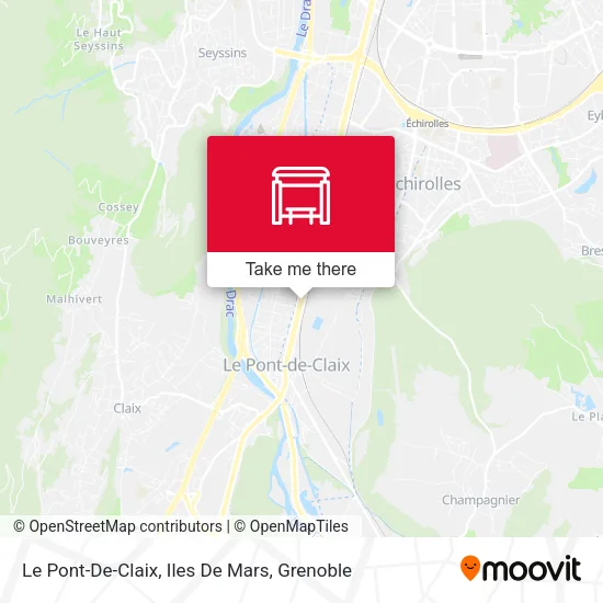 Le Pont-De-Claix, Iles De Mars map