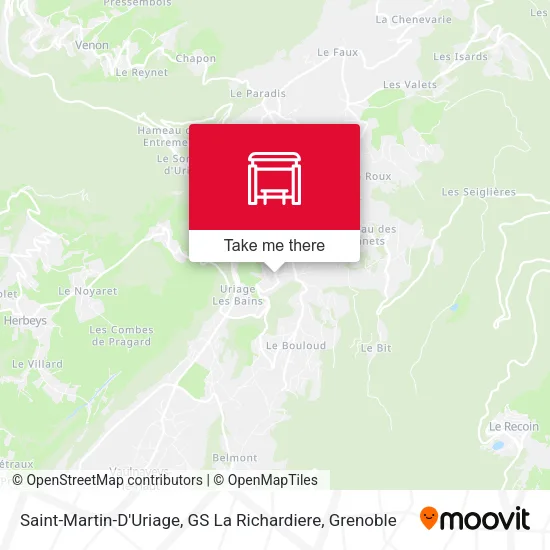 Saint-Martin-D'Uriage, GS La Richardiere map