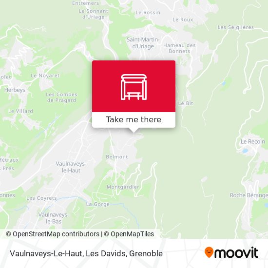 Vaulnaveys-Le-Haut, Les Davids map