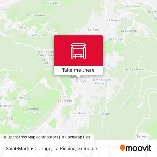 Saint-Martin-D'Uriage, La Piscine map