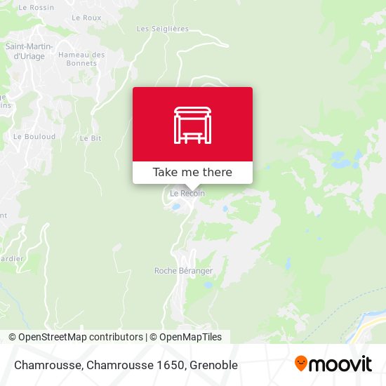 Chamrousse, Chamrousse 1650 map