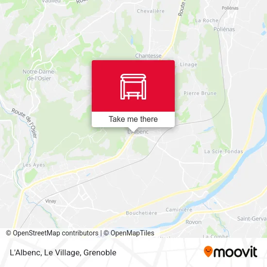 L'Albenc, Le Village map