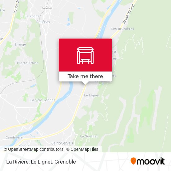 La Rivière, Le Lignet map