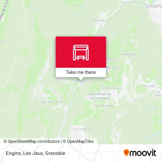 Engins, Les Jaux map