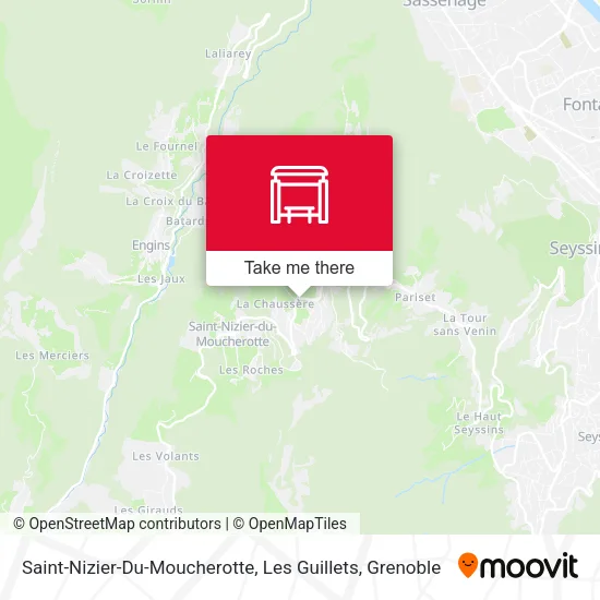 Saint-Nizier-Du-Moucherotte, Les Guillets map