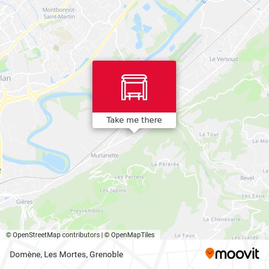 Domène, Les Mortes map