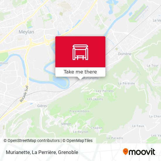 Murianette, La Perrière map