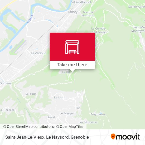 Saint-Jean-Le-Vieux, Le Naysord map