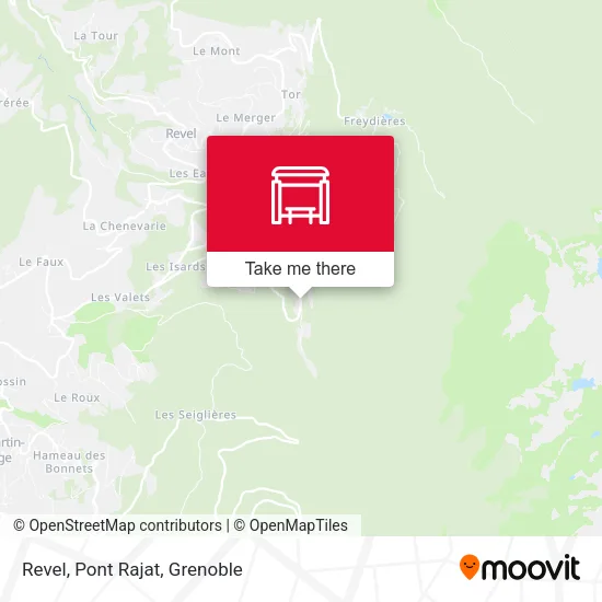 Revel, Pont Rajat map