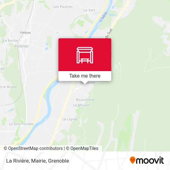 La Rivière, Mairie map