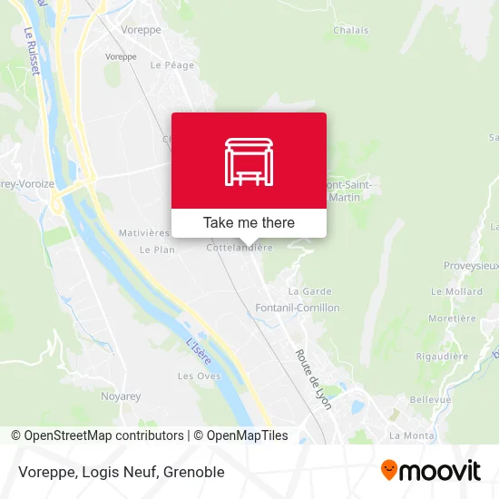 Voreppe, Logis Neuf map