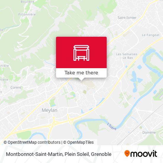 Montbonnot-Saint-Martin, Plein Soleil map