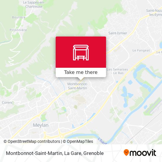 Montbonnot-Saint-Martin, La Gare map