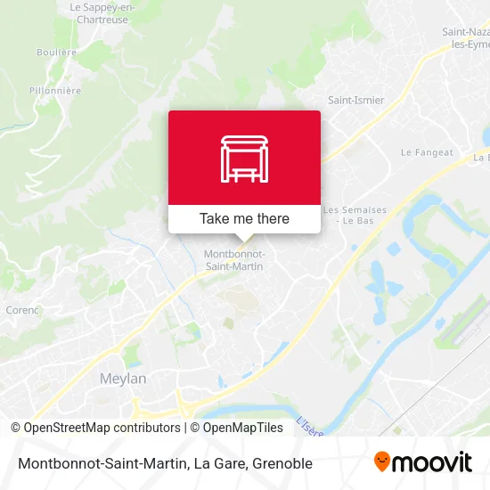 Montbonnot-Saint-Martin, La Gare map