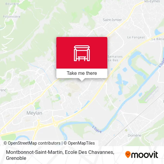 Montbonnot-Saint-Martin, Ecole Des Chavannes map