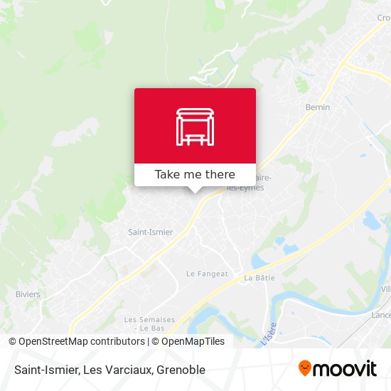 Saint-Ismier, Les Varciaux map