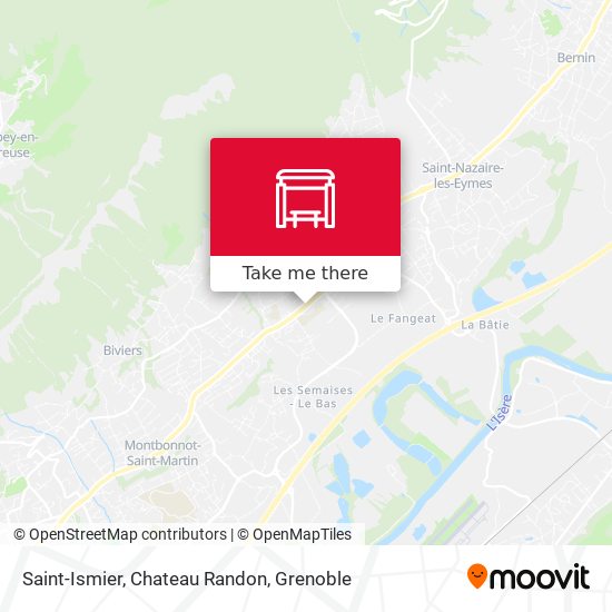 Saint-Ismier, Chateau Randon map