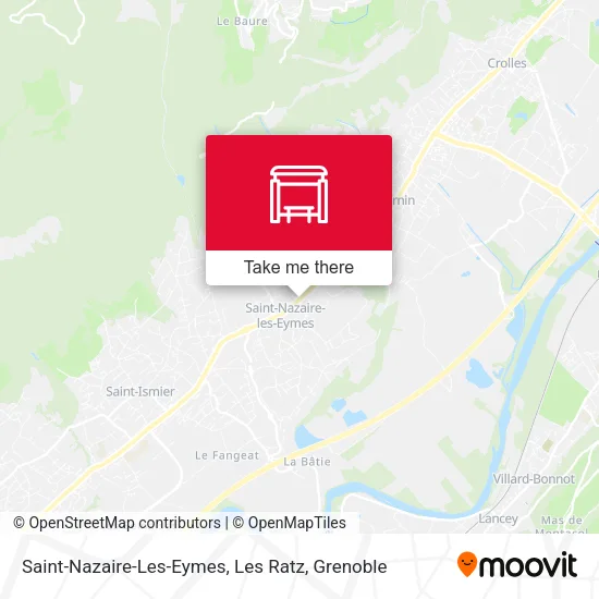 Saint-Nazaire-Les-Eymes, Les Ratz map