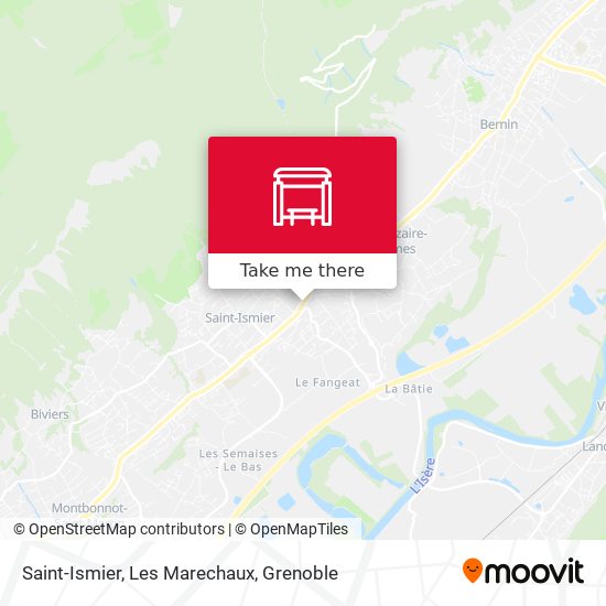 Saint-Ismier, Les Marechaux map