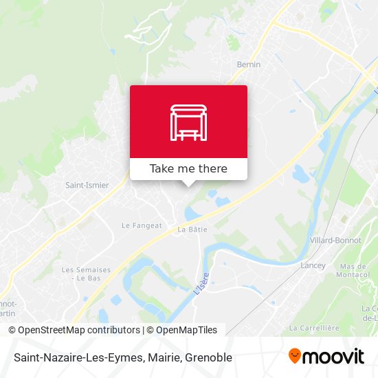 Saint-Nazaire-Les-Eymes, Mairie map