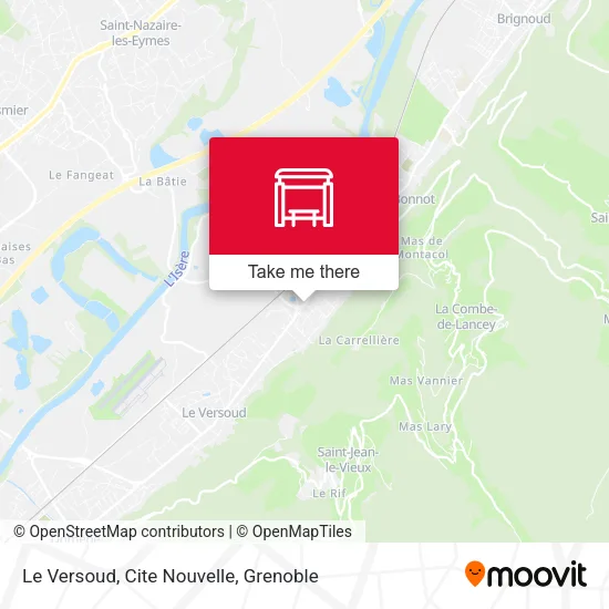 Le Versoud, Cite Nouvelle map