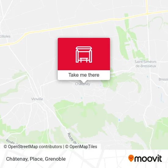 Châtenay, Place map