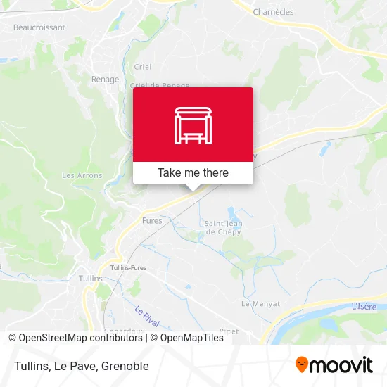 Tullins, Le Pave map