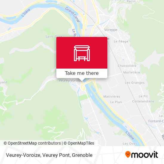 Veurey-Voroize, Veurey Pont map