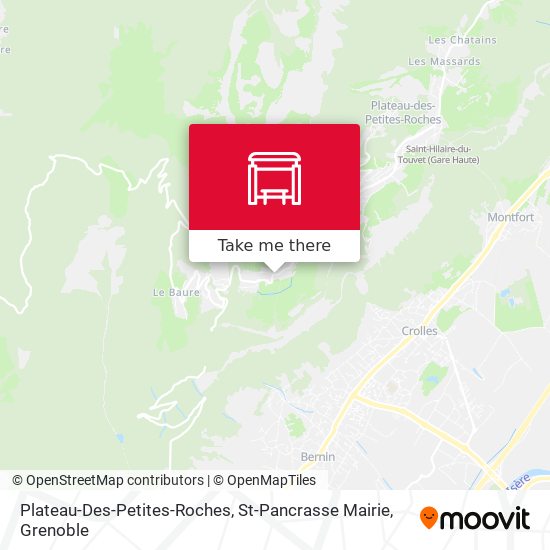 Plateau-Des-Petites-Roches, St-Pancrasse Mairie map