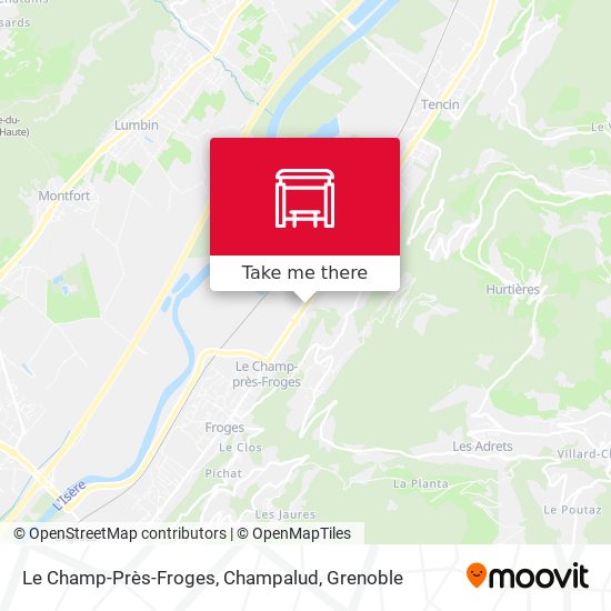 Le Champ-Près-Froges, Champalud map