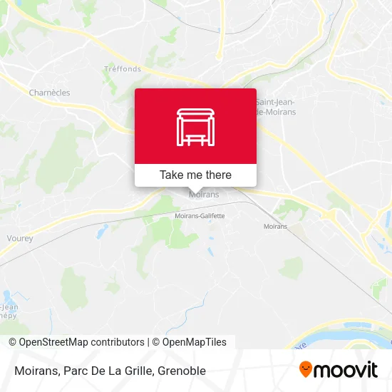 Moirans, Parc De La Grille map