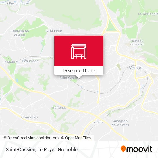 Saint-Cassien, Le Royer map