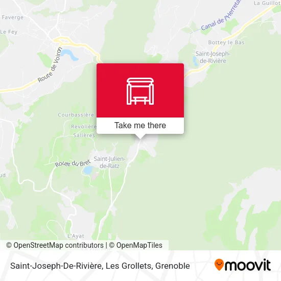 Saint-Joseph-De-Rivière, Les Grollets map