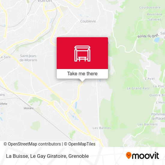 La Buisse, Le Gay Giratoire map