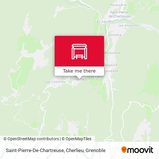 Saint-Pierre-De-Chartreuse, Cherlieu map