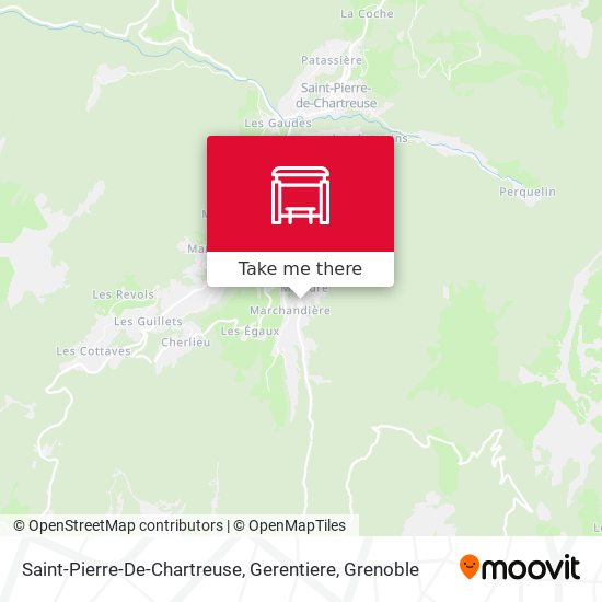 Saint-Pierre-De-Chartreuse, Gerentiere map